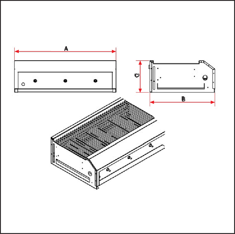 3 burner deep gas grill – Deep - Image 3
