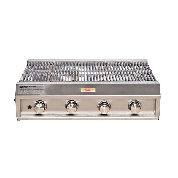 4 burner shallow gas grill