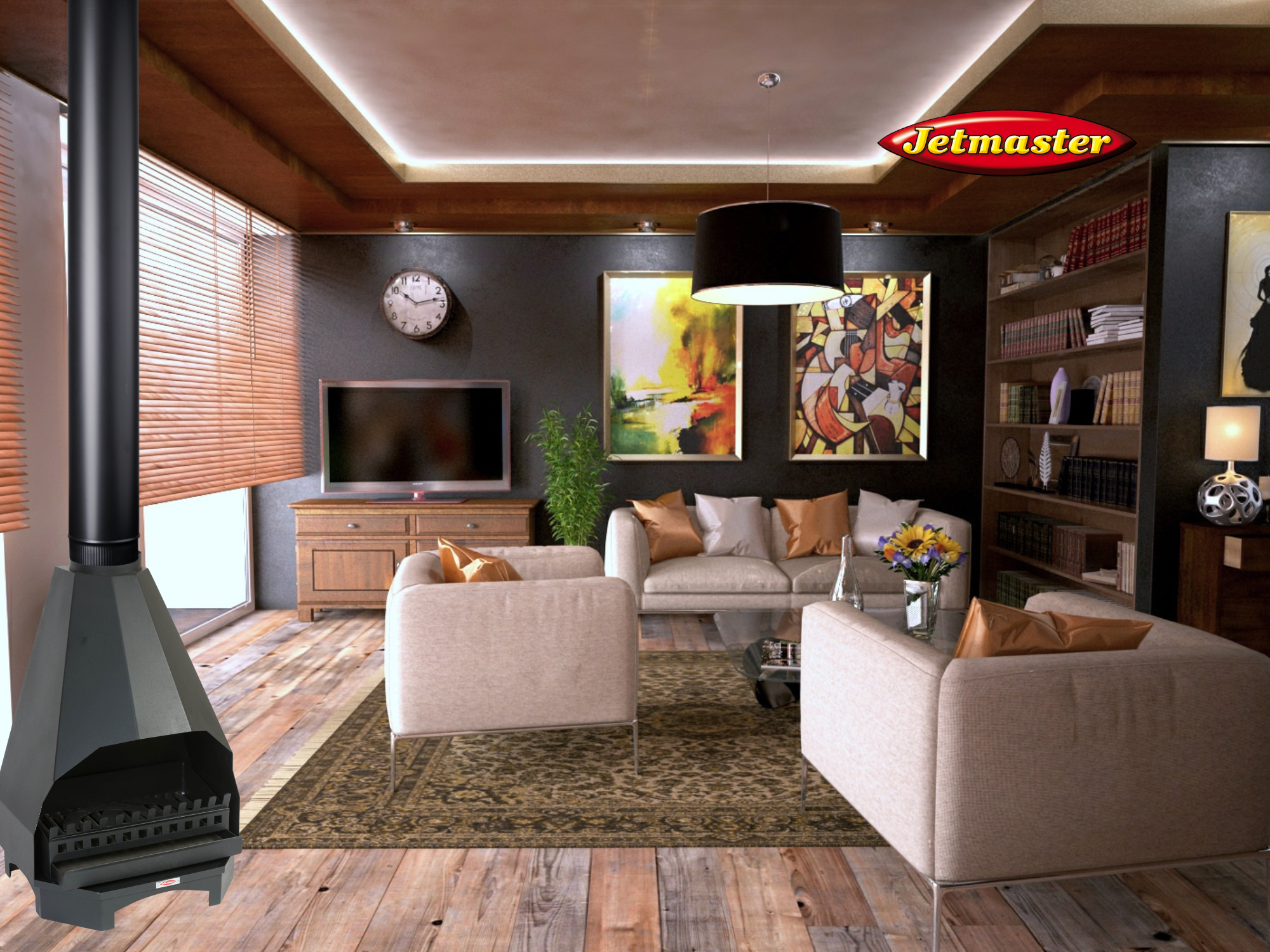 7-50 Mynx Complete Fireplace - Image 3