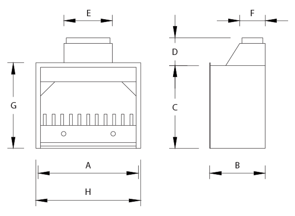 700 Deep Built-in Fireplace - Image 2