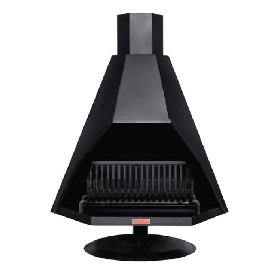 800 Hex Complete Fireplace - Image 4