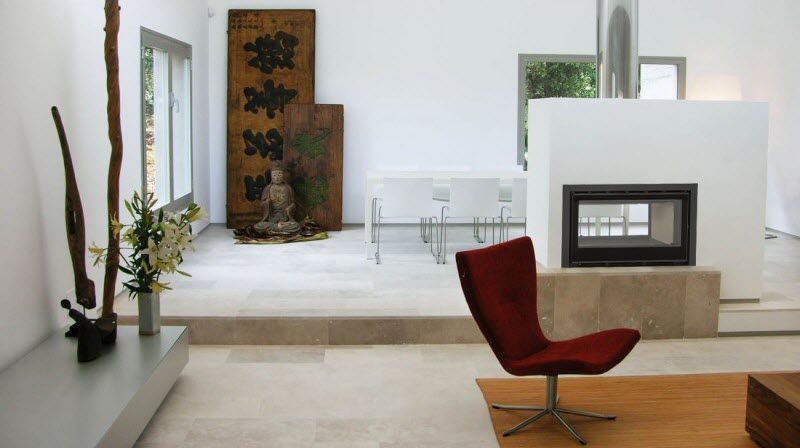 Bellido Llama Crystal 100 Double Sided Built-in Fireplace (12-14kW) - Image 3