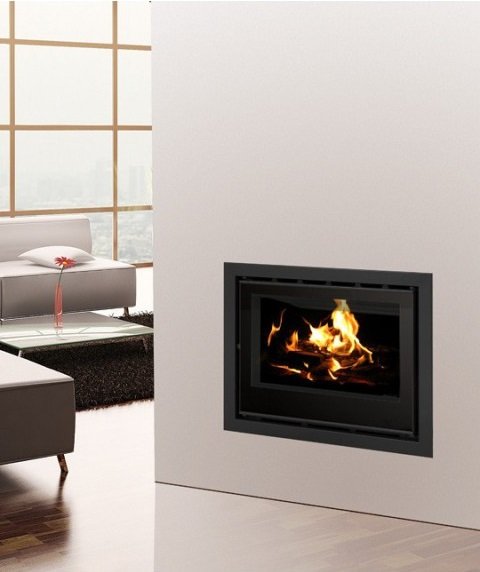 Bellido Llama Crystal 70 Built-in Fireplace + 4 sided trim plate (9-11kW) - Image 3