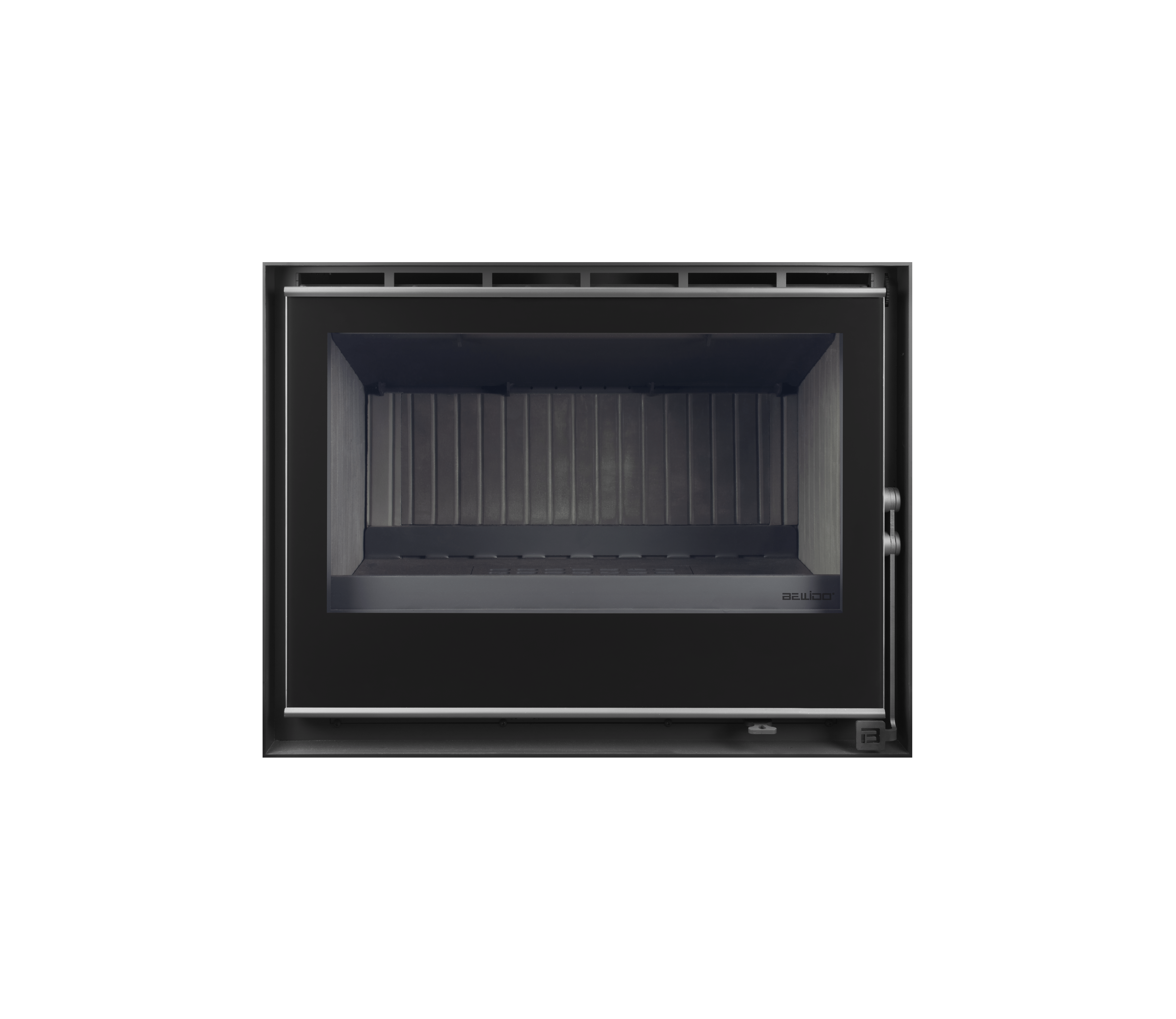 Bellido Llama Crystal 70 Built-in Fireplace + 4 sided trim plate (9-11kW)
