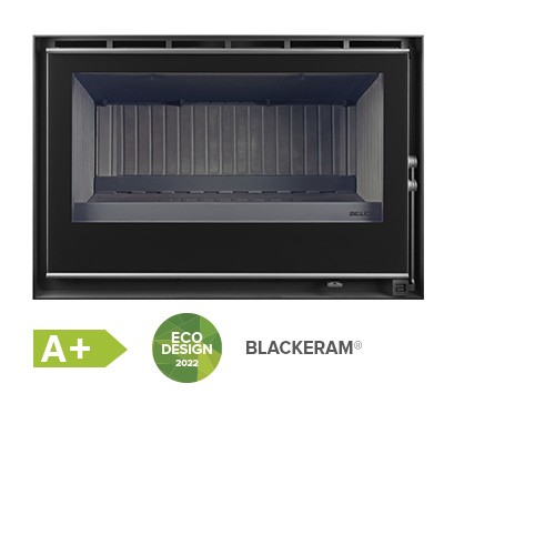 Bellido Llama Crystal 80 Built-in Fireplace + 4 sided trim plate (10-12kW) - Image 2