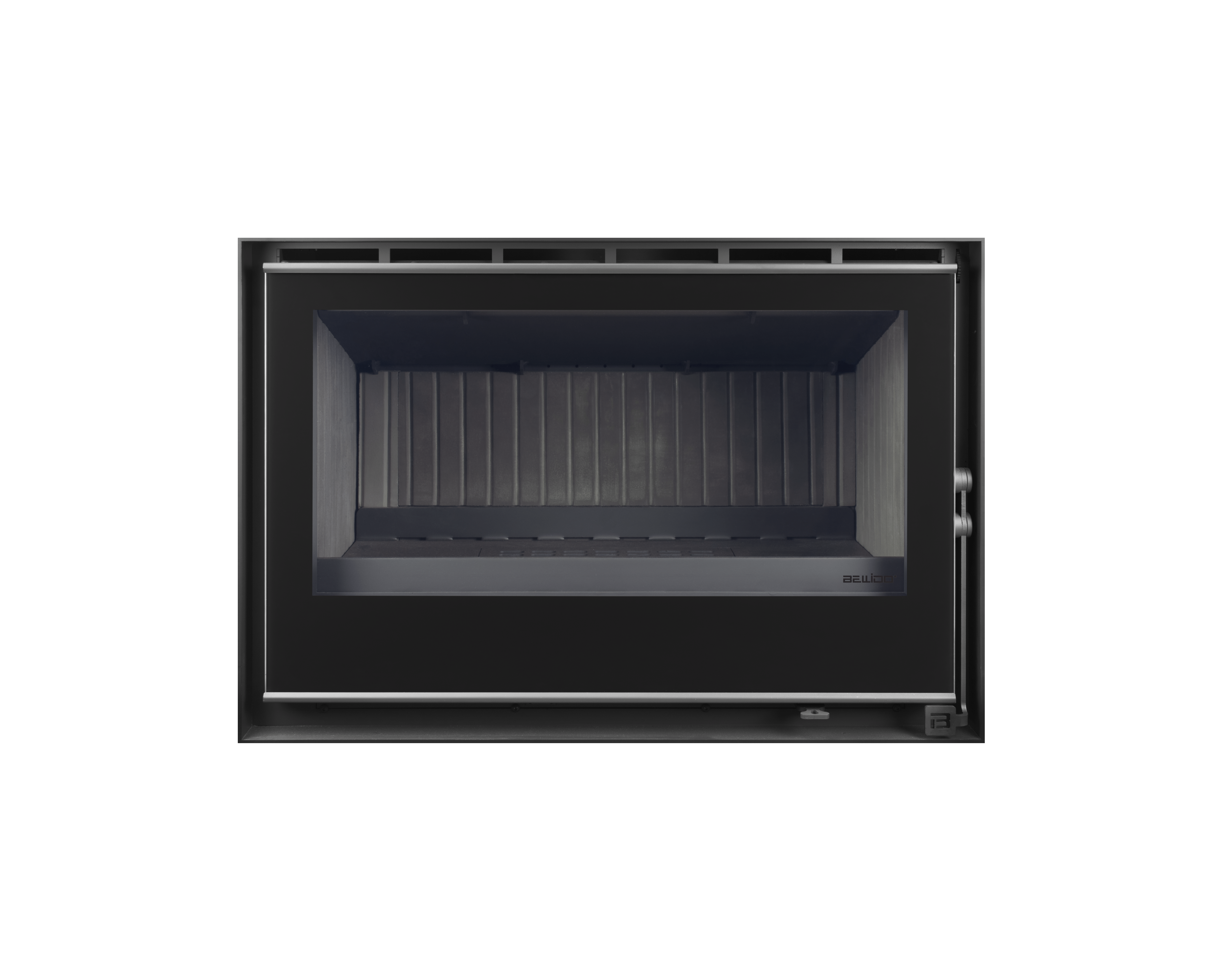 Bellido Llama Crystal 80 Built-in Fireplace + 4 sided trim plate (10-12kW)