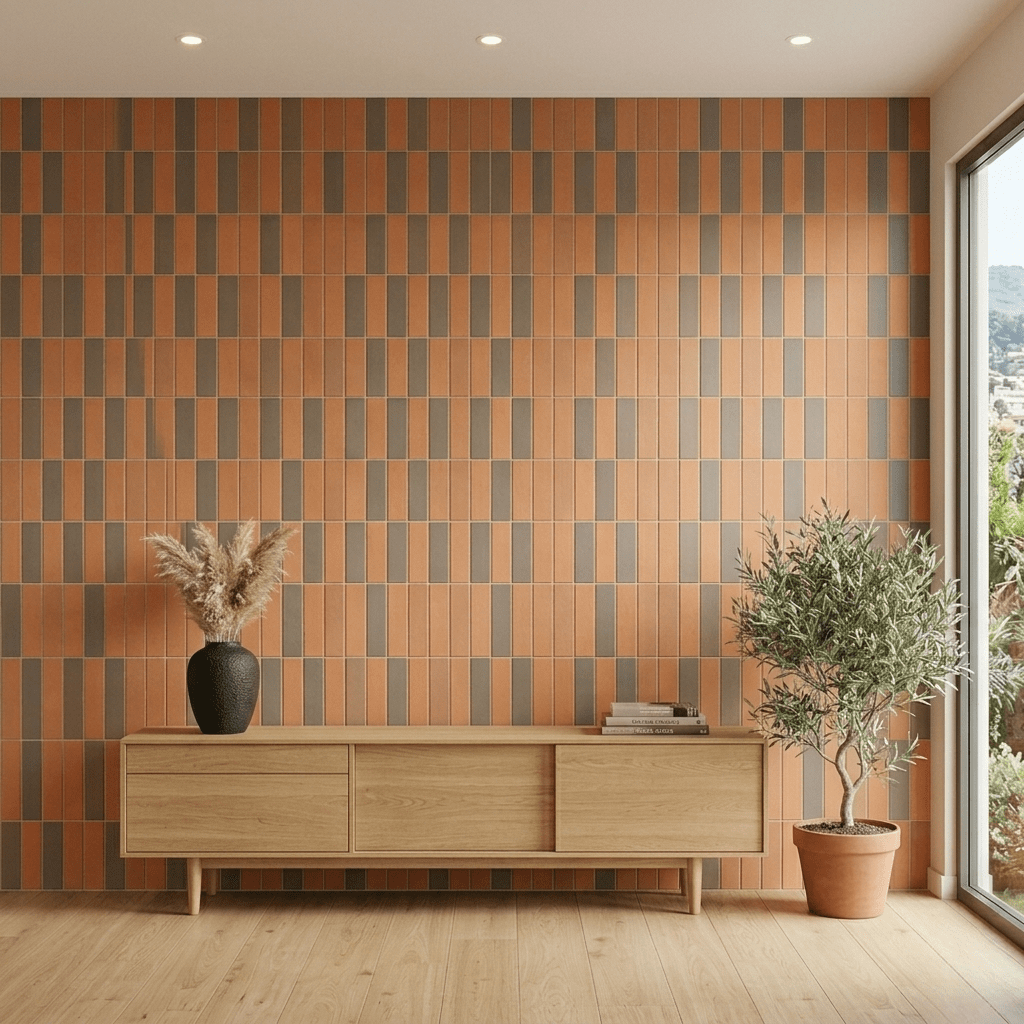 Chocolate Thin Brick Cladding Tile – 225 x 70 x 14mm - Image 4