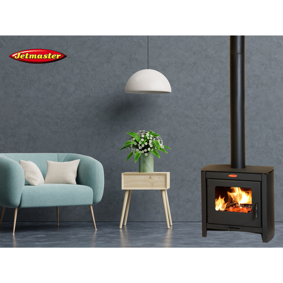 Double-sided  Slow Stove / Free-standing Fireplace - Image 3