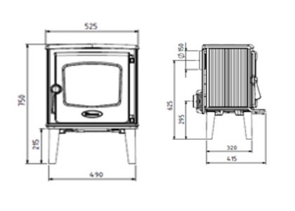 Dovre 525 CB (Standard) (8-10kW) - Image 2
