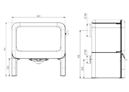 Dovre Rock 500 On Tablet (9-11kW) - Image 2