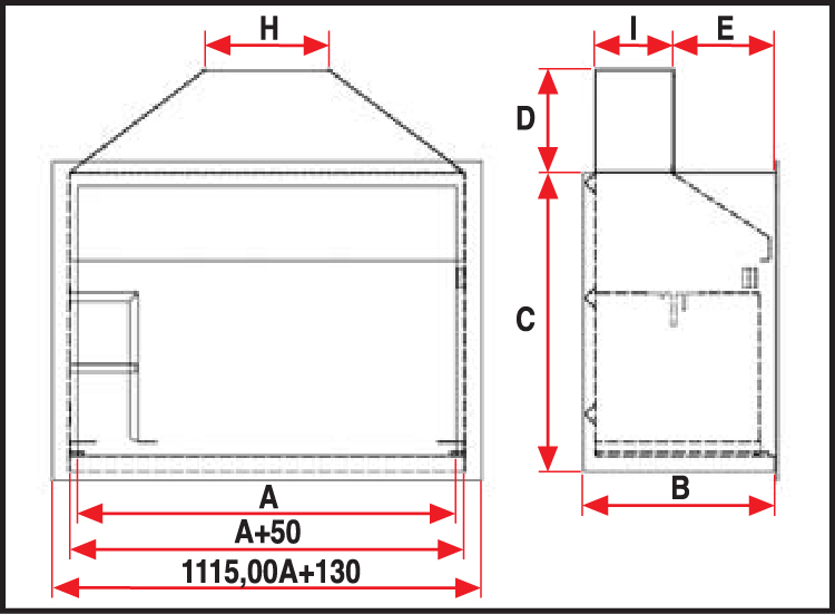 Dual 1500 mm Build in Braai - Image 6