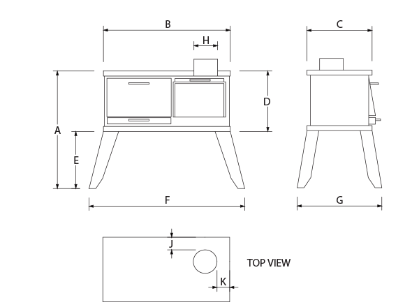 Farm Stove Fireplace - Image 2