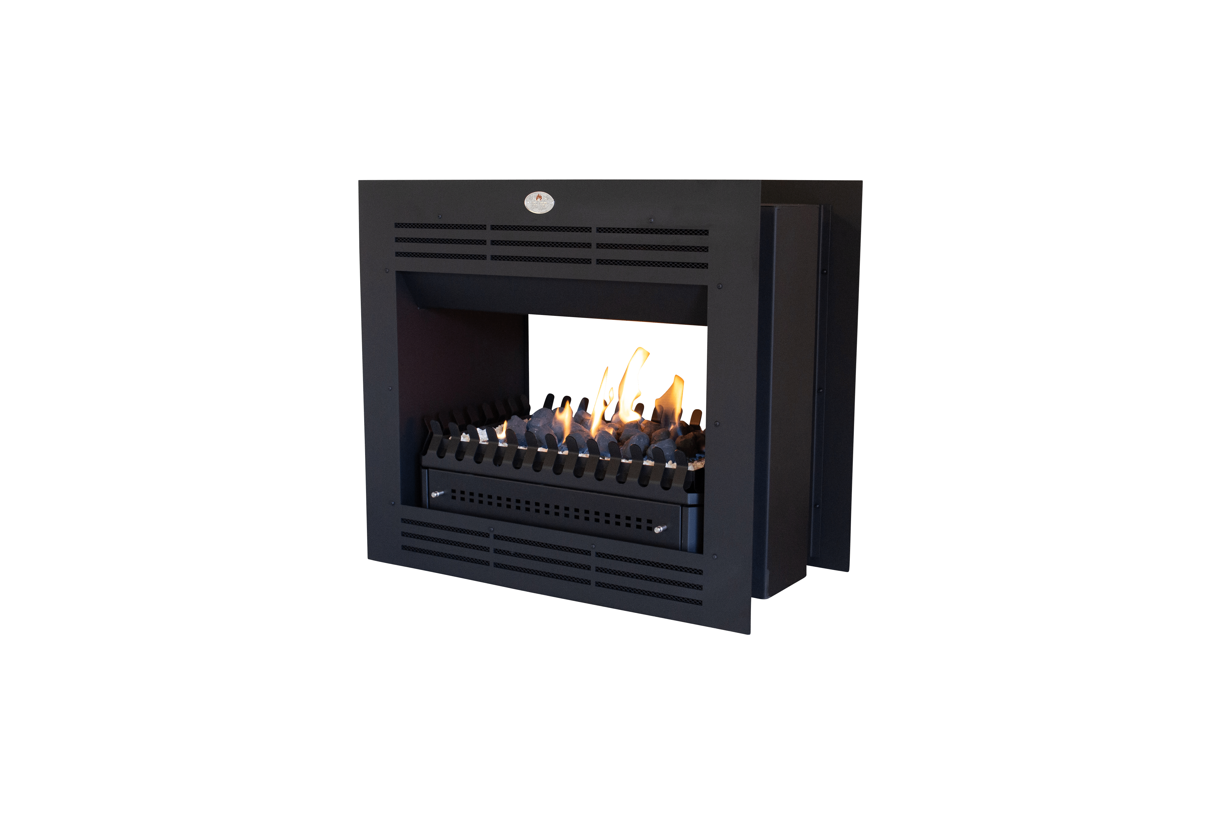 Firebox Vent Free Double Sided Model 940 Mild Steel Facade (Coal Grate)