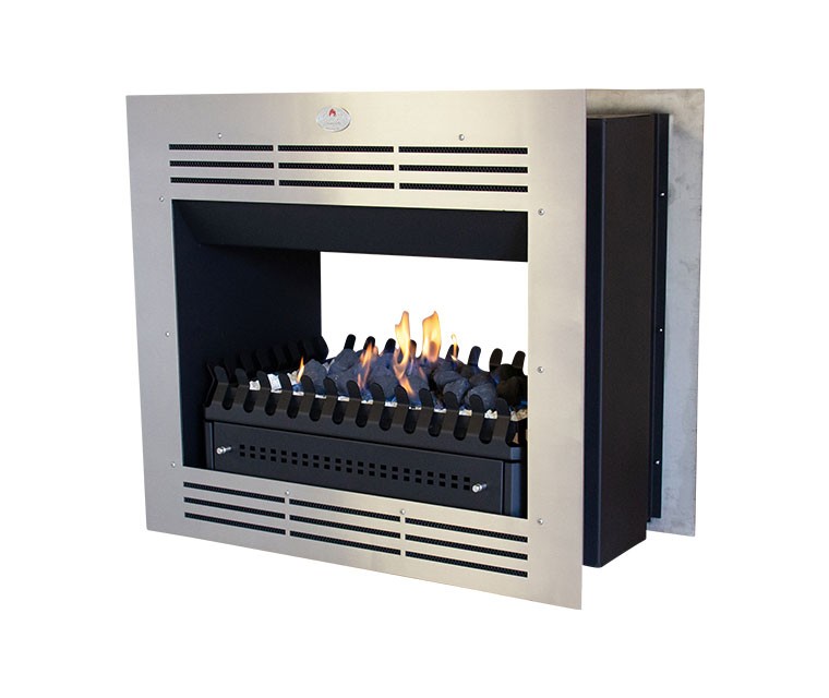 Firebox Vent Free Double Sided Model 940 Stainless Steel Facade (Coal Grate) - Image 2