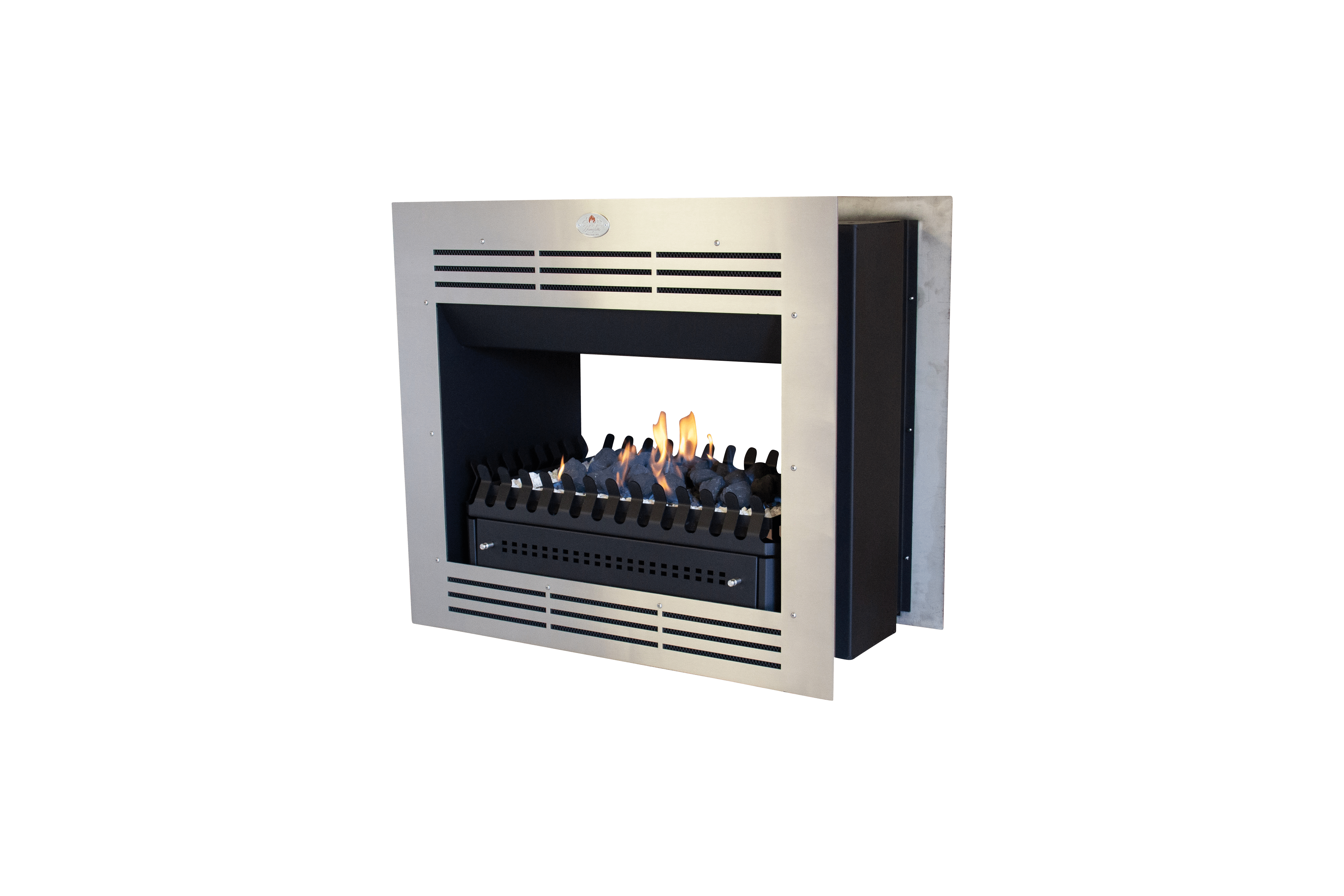 Firebox Vent Free Double Sided Model 940 Stainless Steel Facade (Coal Grate)