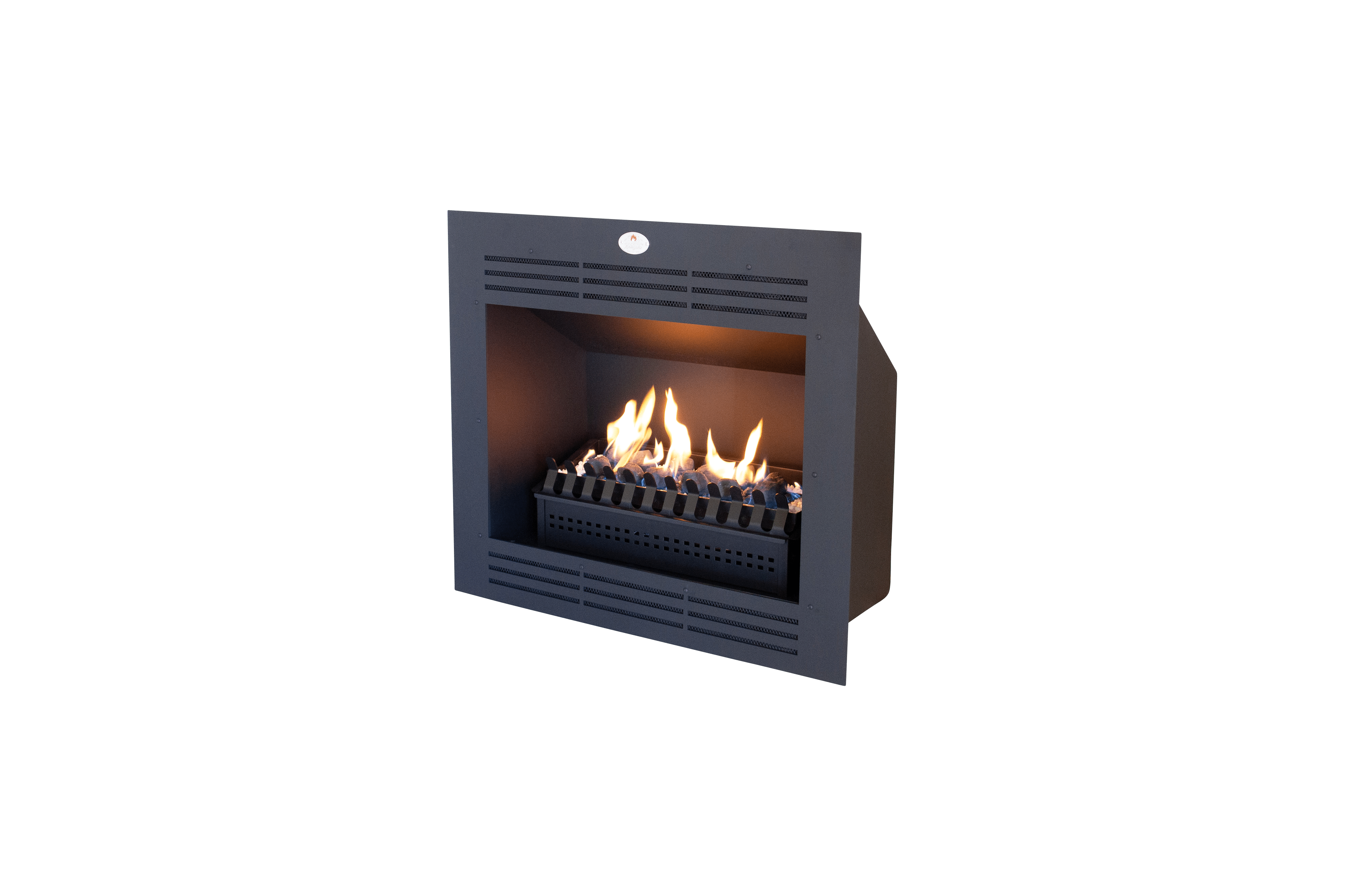 Firebox Vent Free Gas Built-in Model 1090 Mild Steel Facade (Coal Grate)