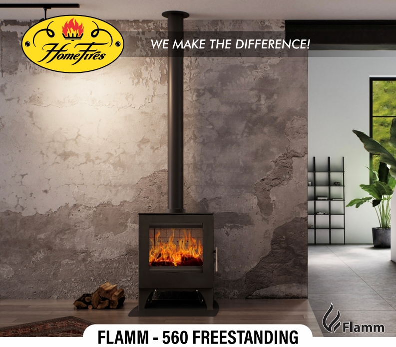 Flamm 560 Freestanding Fireplace (9-11kW) - Image 2