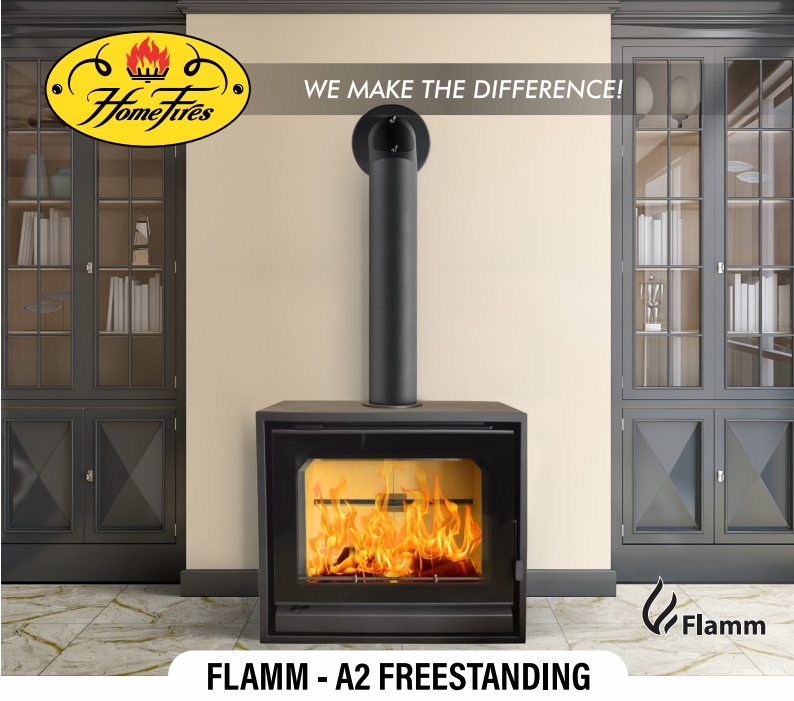 Flamm A2 Freestanding Fireplace (12-14kW) - Image 3