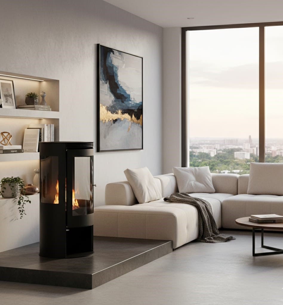 Flamm Bio-Ethanol Freestanding Fireplace – R400 - Image 3