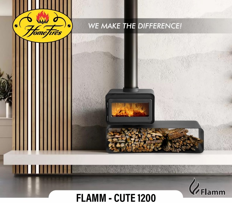 Flamm Cute 1200 Freestanding Fireplace (9-11kW) - Image 2