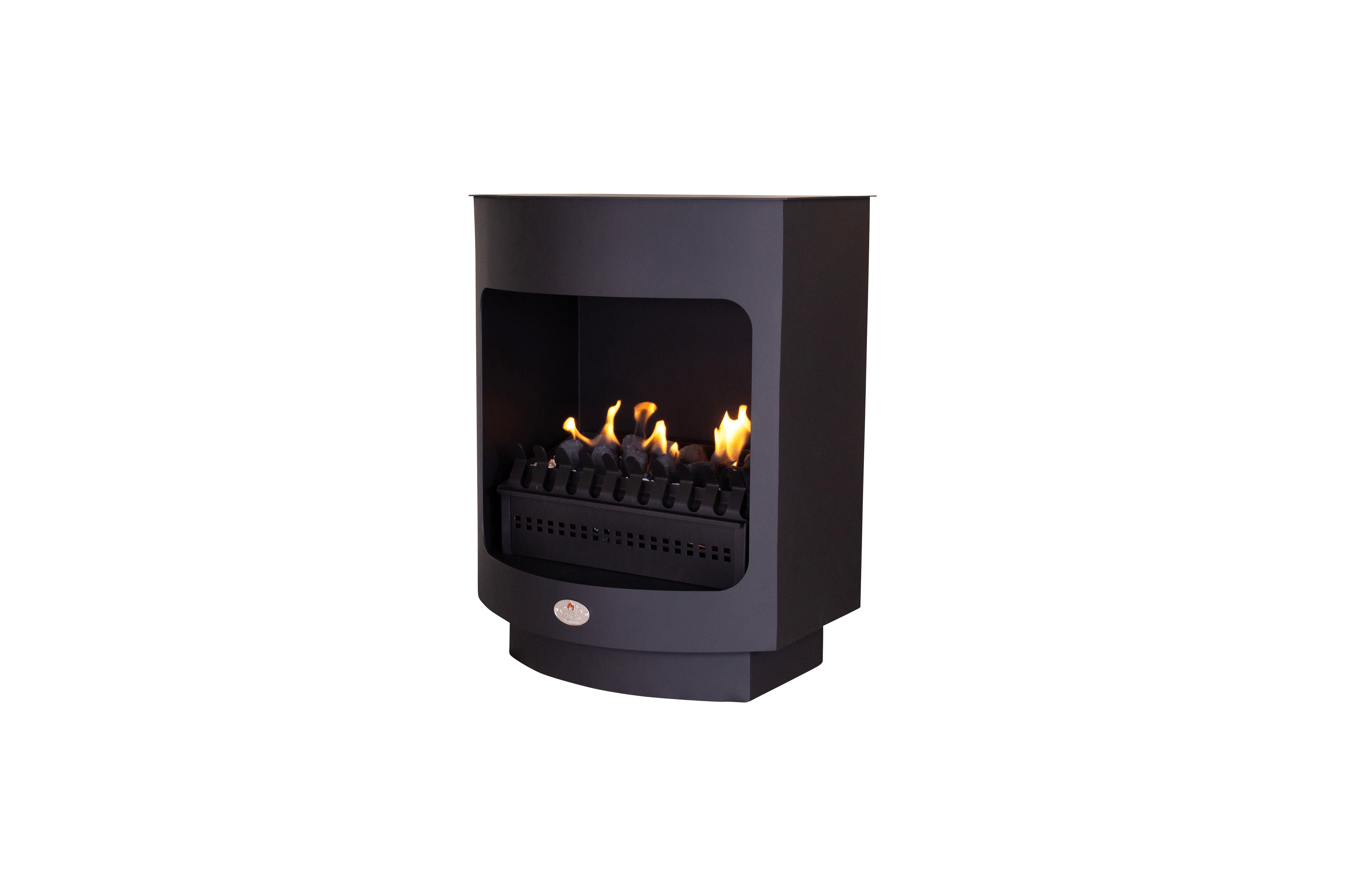 Maluti Gas Firebox Freestanding Model 650 Mild Steel Facade (Coal Grate)