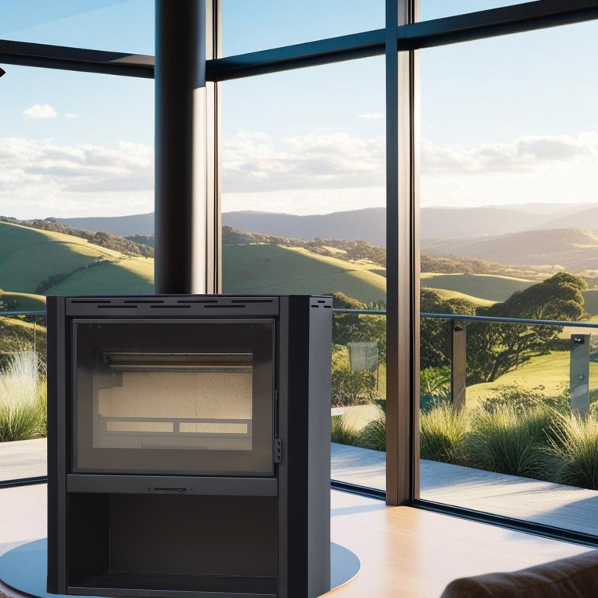 Phoenix Range Freestanding Fireplace - Image 5