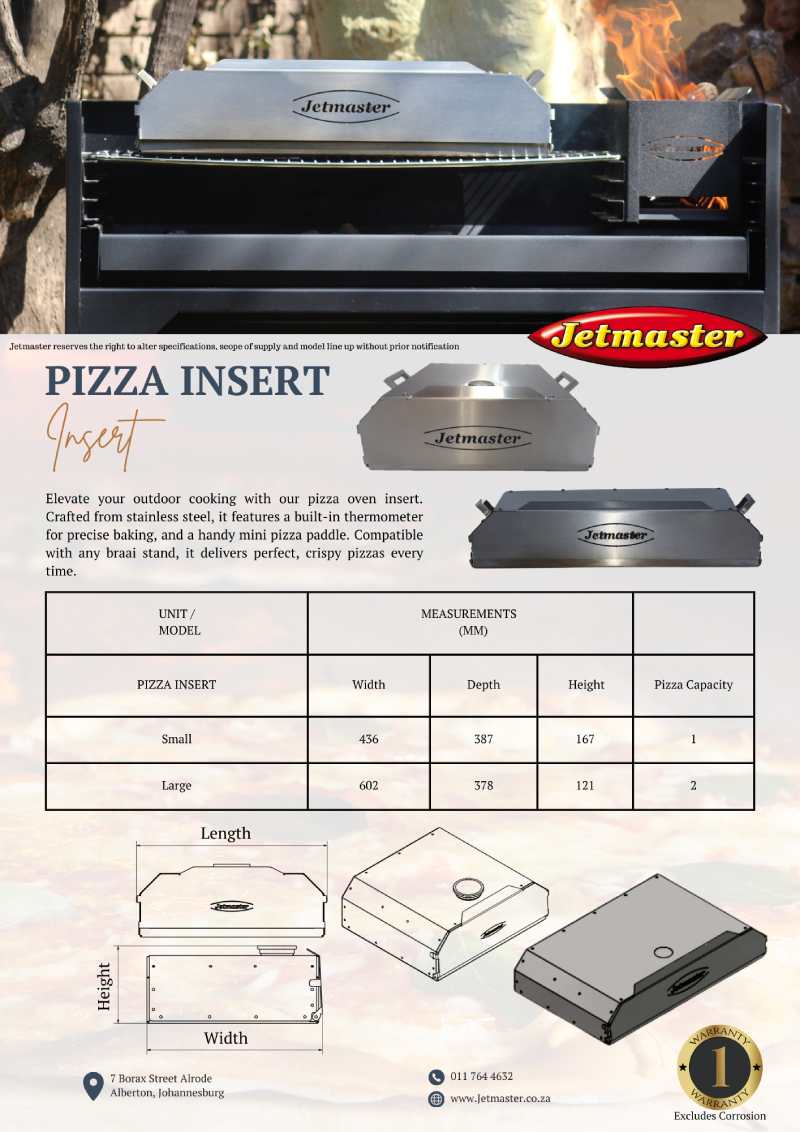 Pizza oven insert stainless steel - Image 2