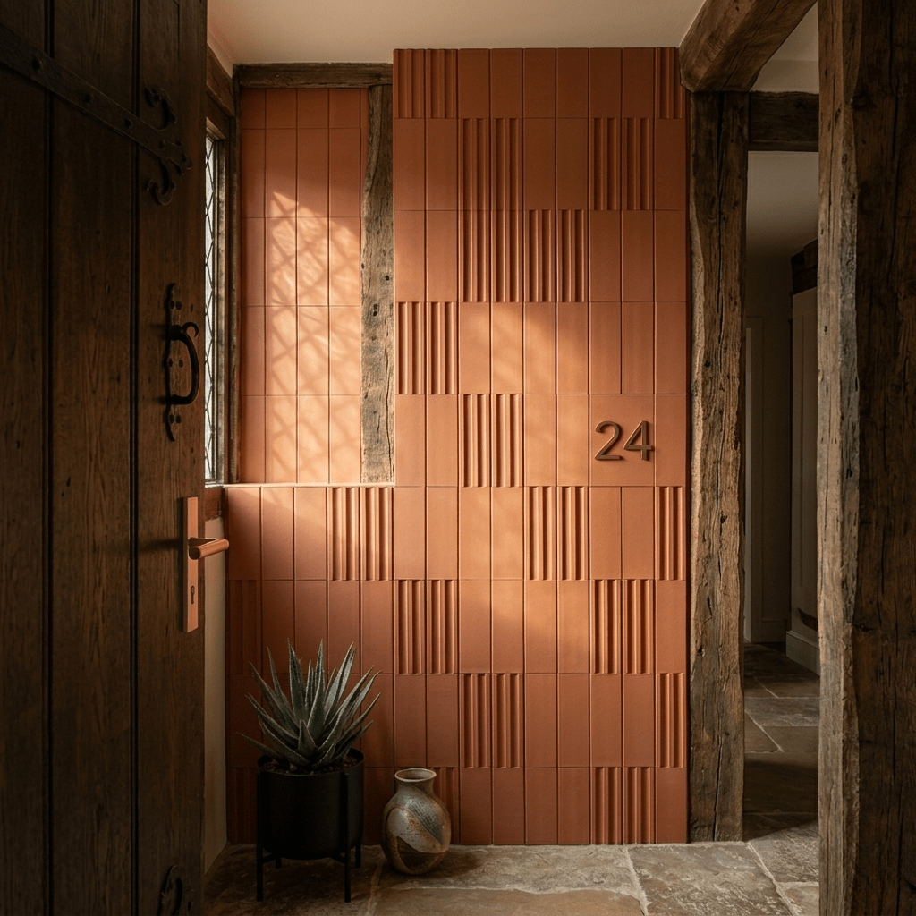 Terracotta Satin Thin Brick - Image 2