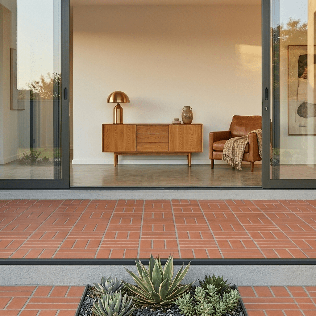 Terracotta Satin Thin Brick - Image 4