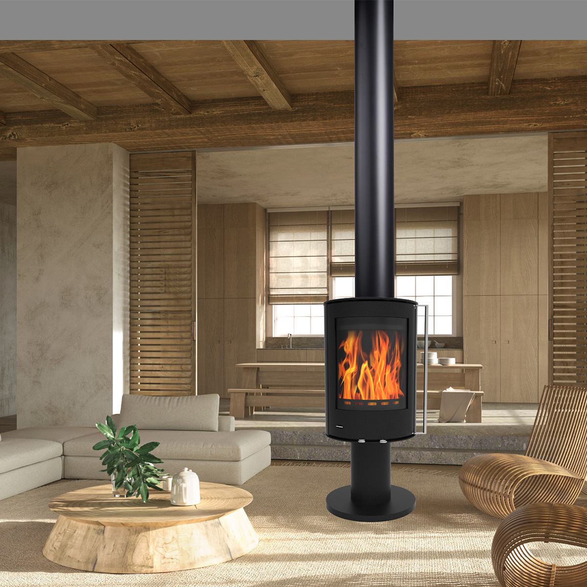 The Blaze Freestanding On Padestal (ADP Incl) - Image 6