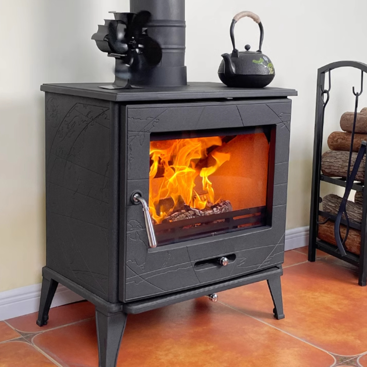 The Global Freestanding Fireplace - Image 3