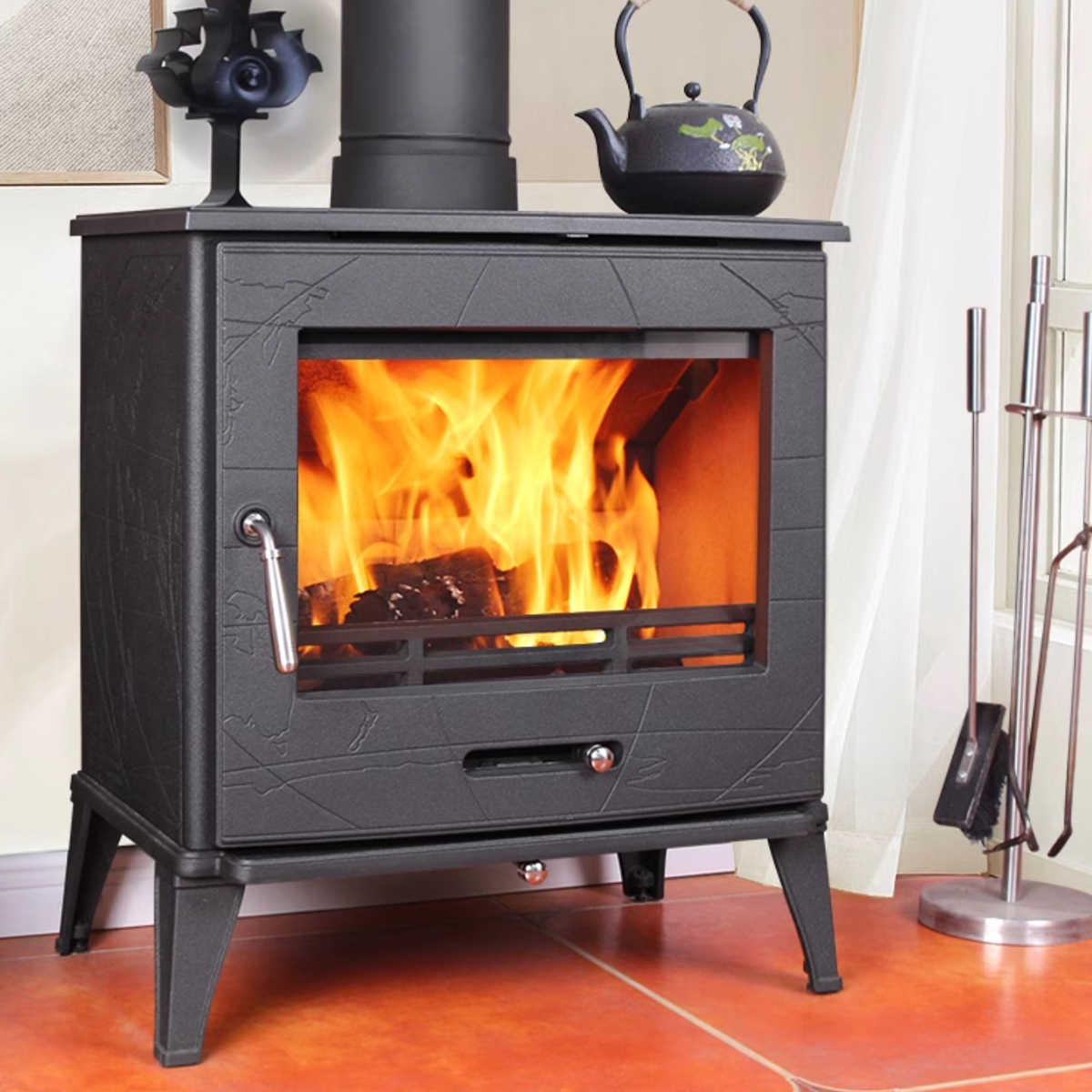 The Global Freestanding Fireplace