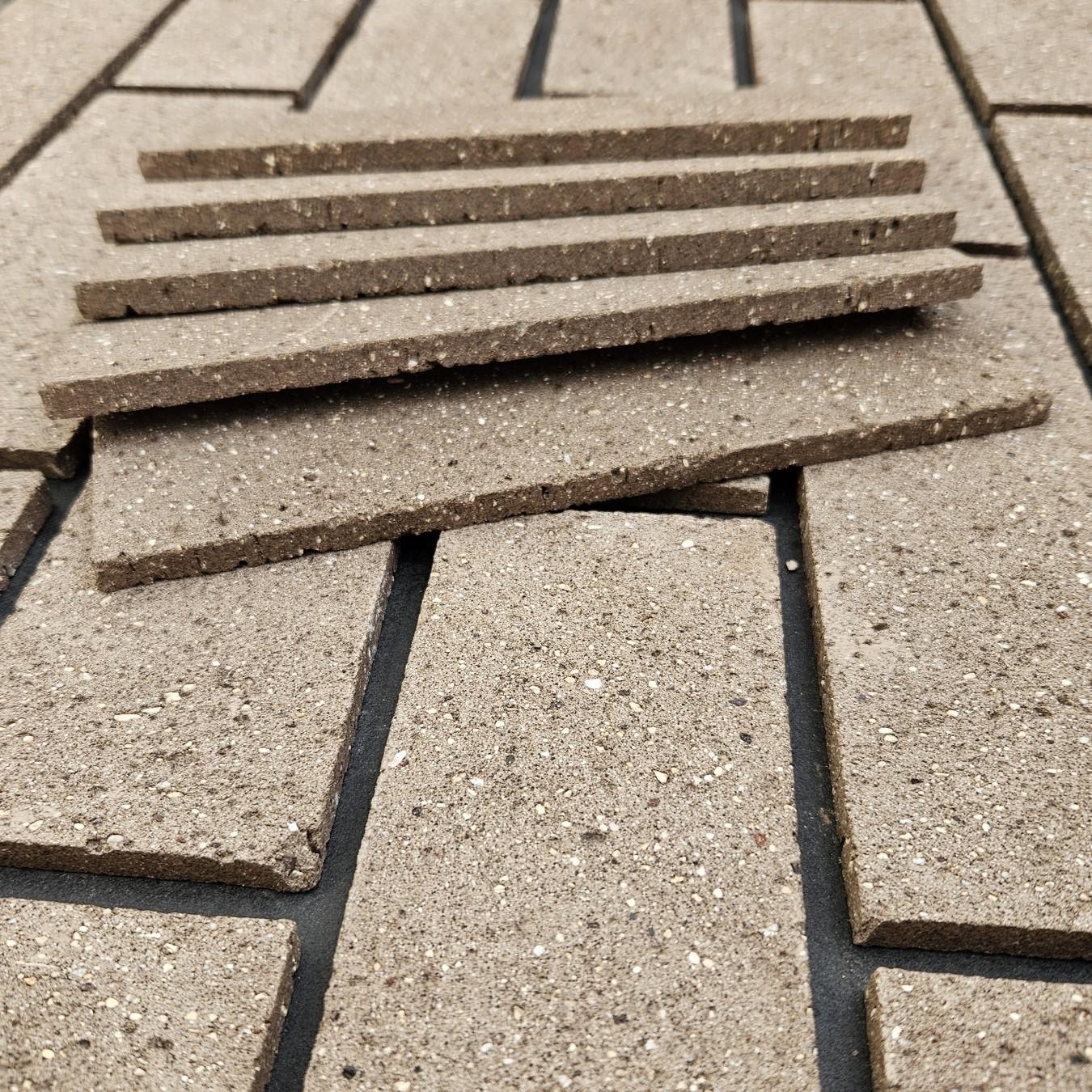 Titanium Brick Tiles